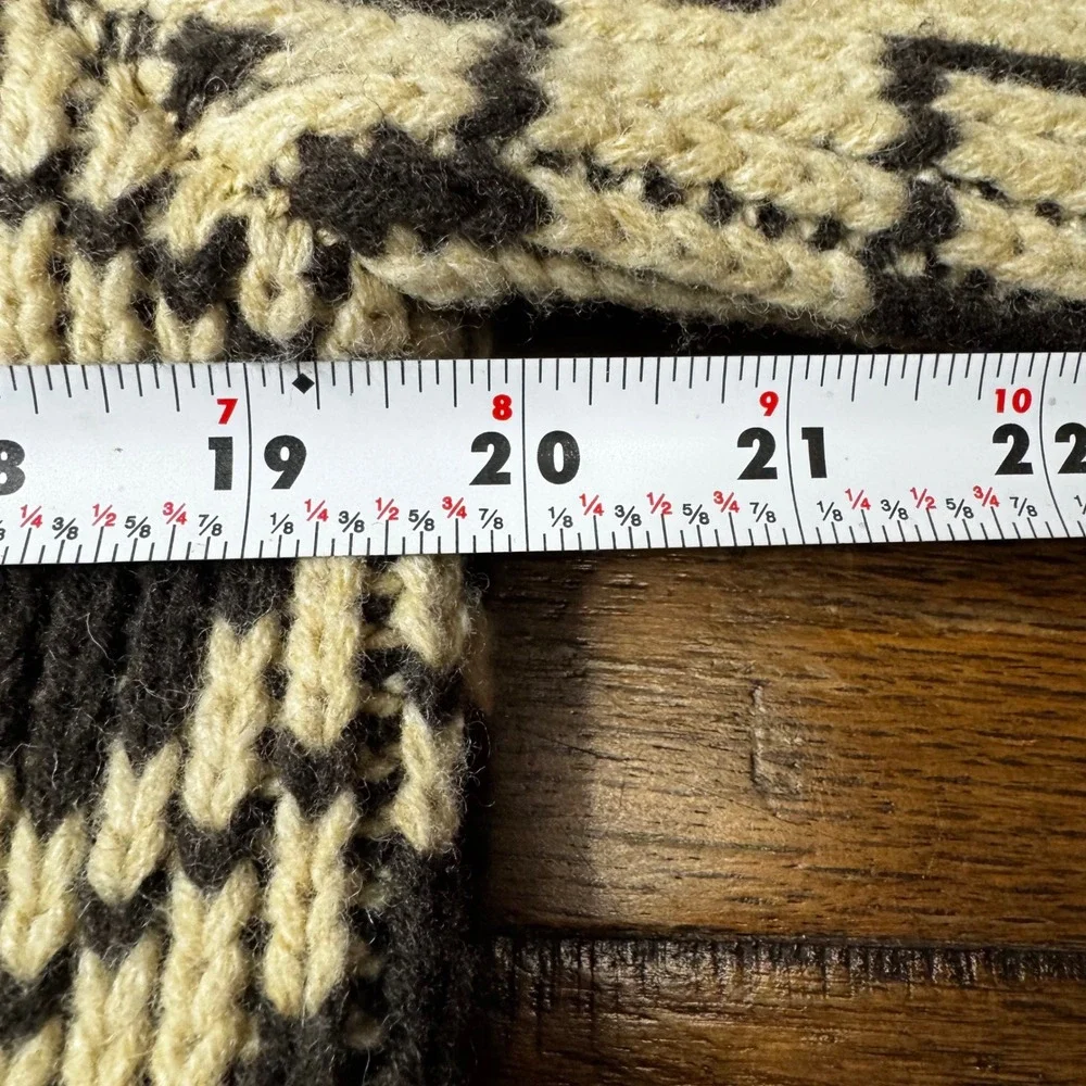 Pendleton The Westerley Big Lebowski Wool Zip Cardigan Sweater Tan Mens M